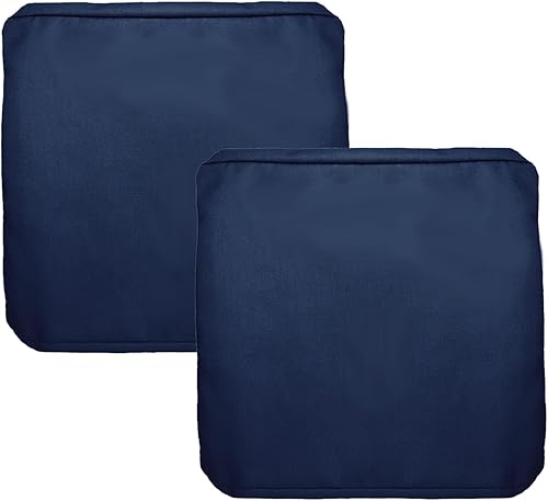 FLYMEI - Paquete de 2 fundas de cojín para sofá o sillón de patio y exteriores, resistentes al agua se venden las fundas de repuesto únicamente, de