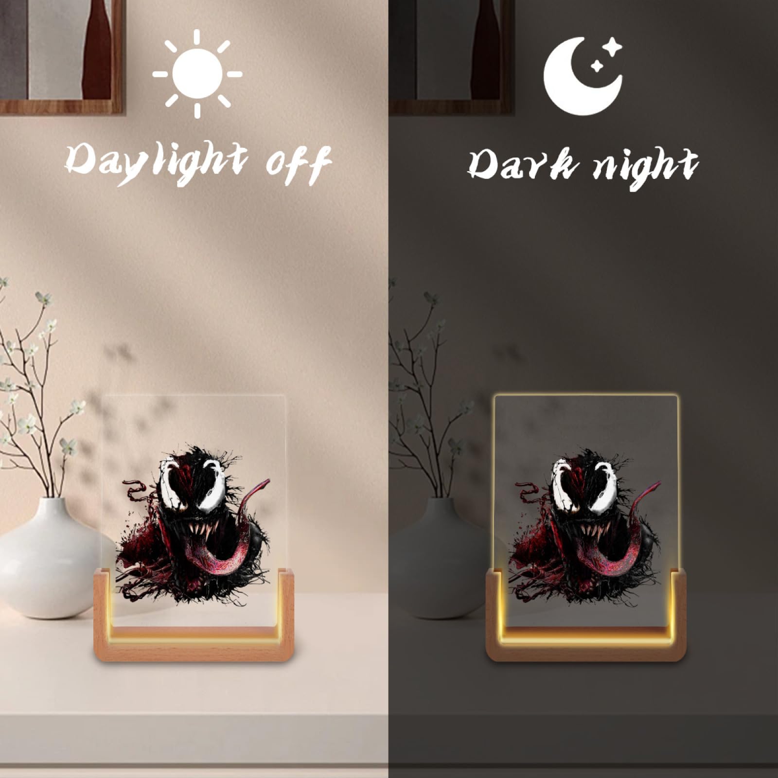 Amazon.co.jp : 3D ナイトライト Venom ヴェノム LEDライト テーブル