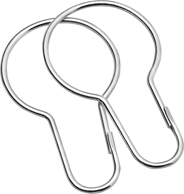 Sealskin Hooks Metal (set of 12), Aluminium, 4 x 7.5 cm