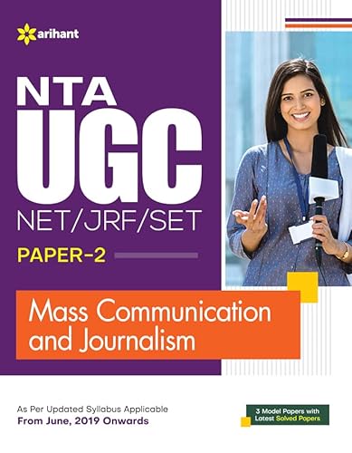 Arihant NTA UGC NET paper 1 book 2024/JRF/SET Paper 2 Mass Communication &amp; Journalism