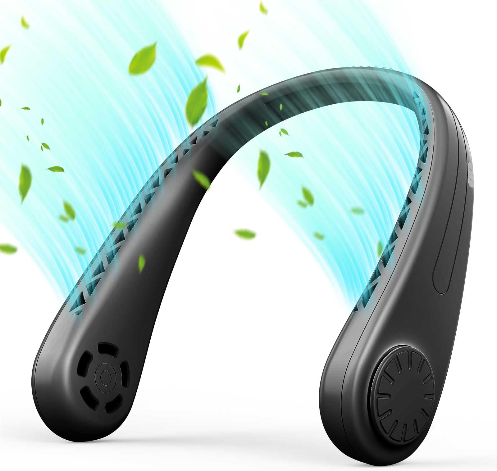 MITO Ventilateur De Cou Portable Rechargeable, Sans Pales - Ventilateur