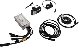 Alomejor Controlador de onda senoidal de 3 modos, controlador de motor sem escova com hall sem escovas, kit de conversão de bicicleta elétrica faça você mesmo para mountain bike