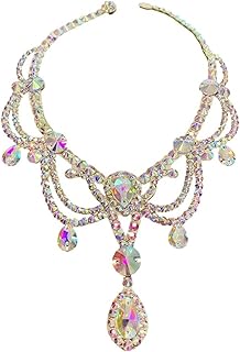 [J's select] ベリーダンス 社交ダンス レディース パーティー ネックレス オーロラストーン