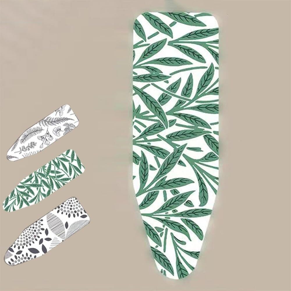 Fundas para Tablas de Planchar, Funda y Almohadilla for Tabla de Planchar con cordón de algodón, Varios tamaños(A,13x39 Inch(100x34cm))