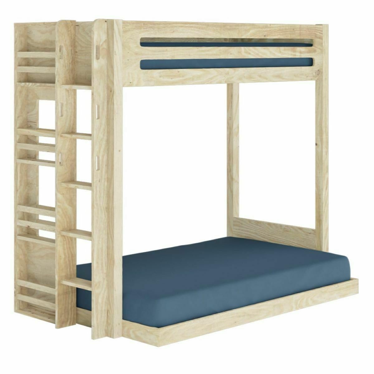 Lit superposé 3 Places Montessori 120x190 cm Bois Naturel