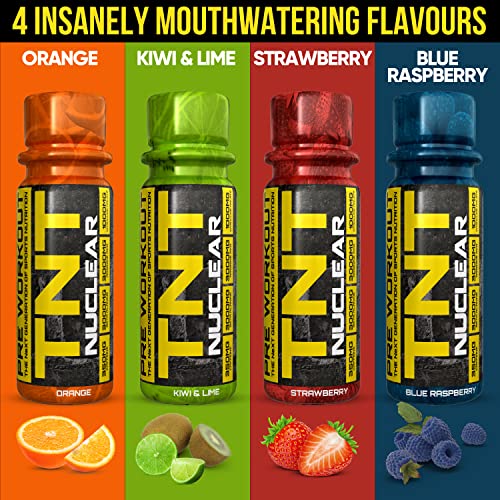 NXT Nutrition TNT Nuclear Shots - Pre Workout Drink 12 x 60ml | Kiwi & Lime - 7