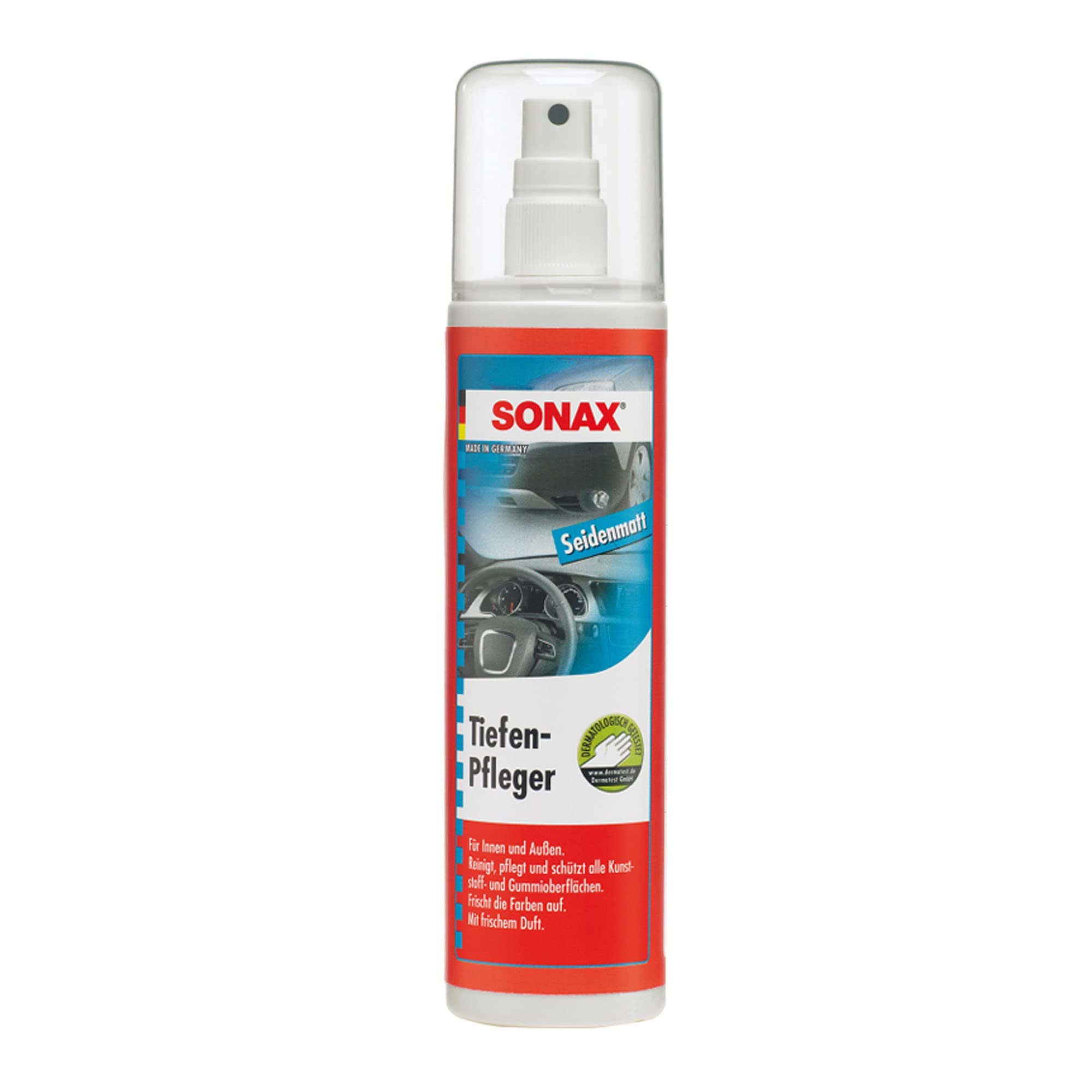 Sonax 03830410 - Detergente per pulizia profonda, satinato, per plastica, 300 ml