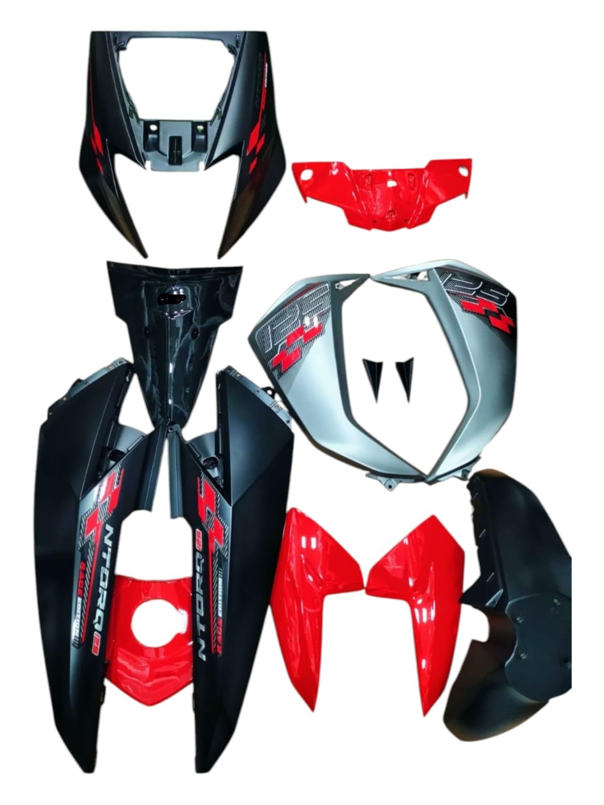 Jai Shree Balaji NTORQ Scooter Full Body Kit in Sports Red-image-34