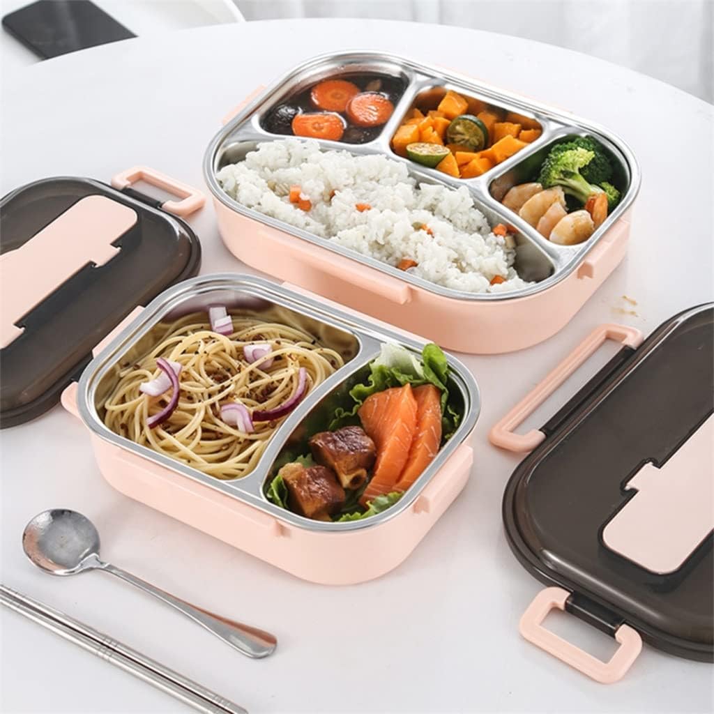 Lunch Box Food Container Thermal Insulated Stainless Steel Eco Friendly Bento 2 Grid / 4 Lunchbox
