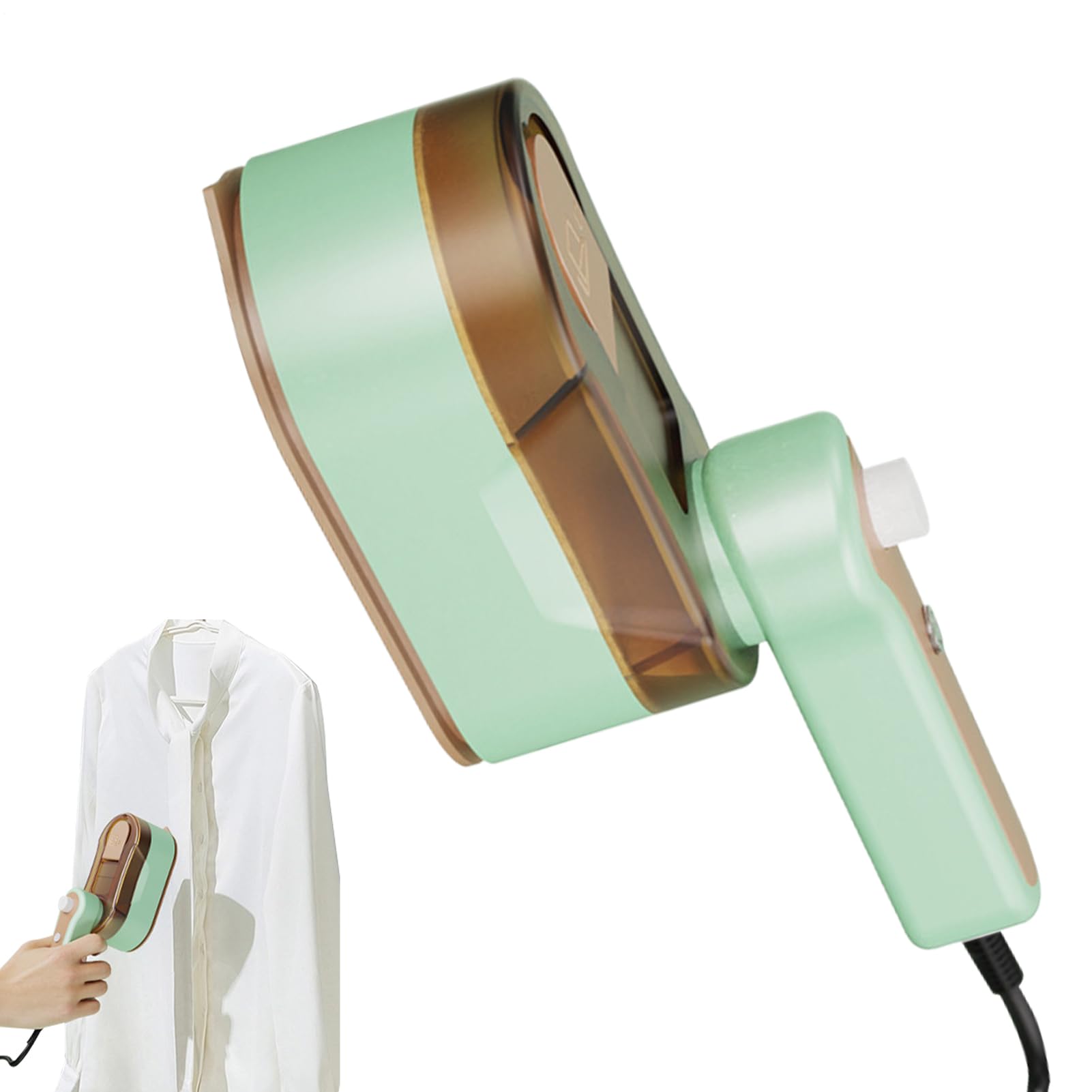 Défroisseur à vêtements manuel compact à haute diffusion vapeur pour tissus impeccables