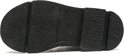 Miniatura 7 de kkdom Botas de combate impermeables con cordones y cremallera lateral a media pantorrilla para niños y niñas (niños pequeñosniños grandes)