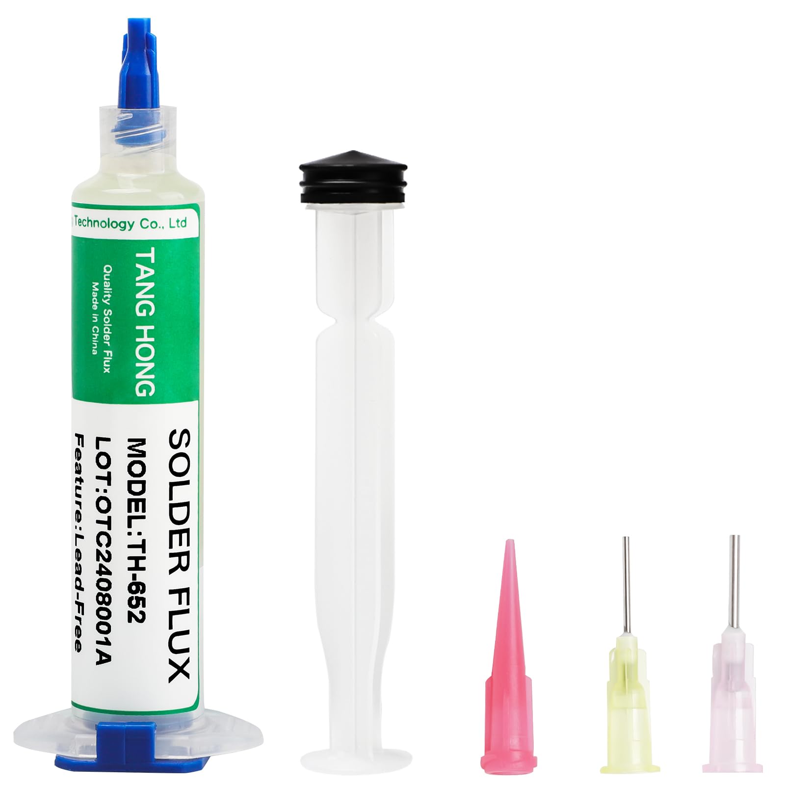 TH-652 Solder Flux,Lead Free No Clean Flux Paste,(10CC) Electronics Liquid Flux,For Soldering Precision Repair