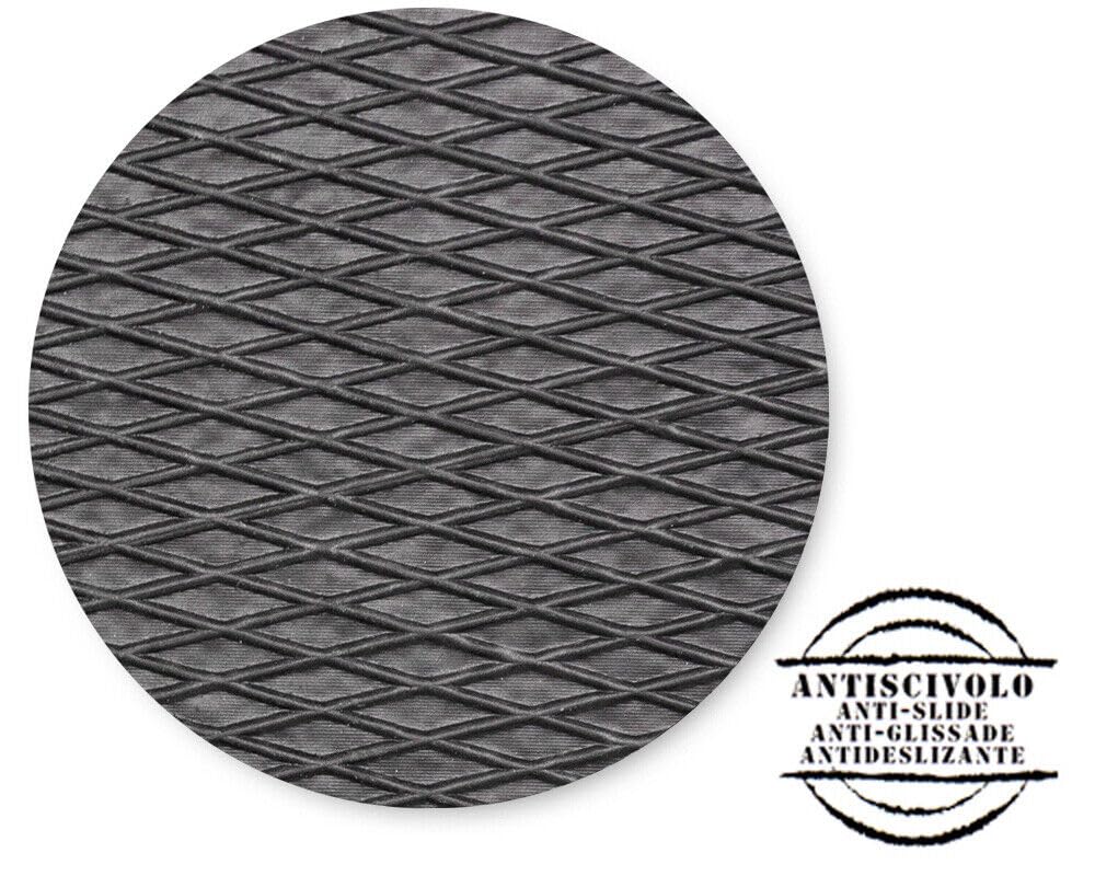 emmevi Tapis d'entrée en moquette avec sèche-cheveux, couleur unie, couloir, trottoir, 100 x 220 cm, anthracite