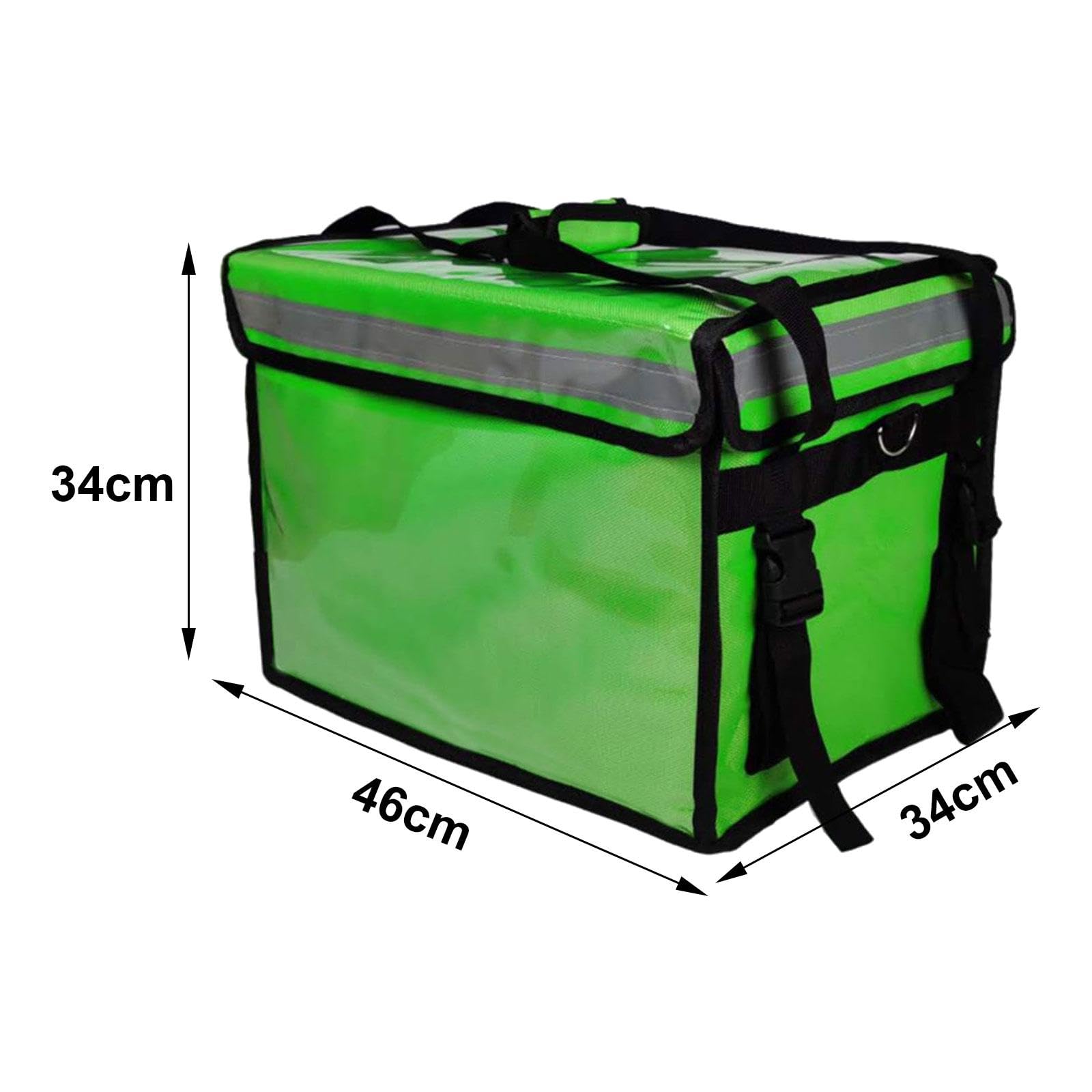 Isoliertasche für Warme Speisen, Lebensmittel Liefertasche, Camping Isoliertasche, 48L