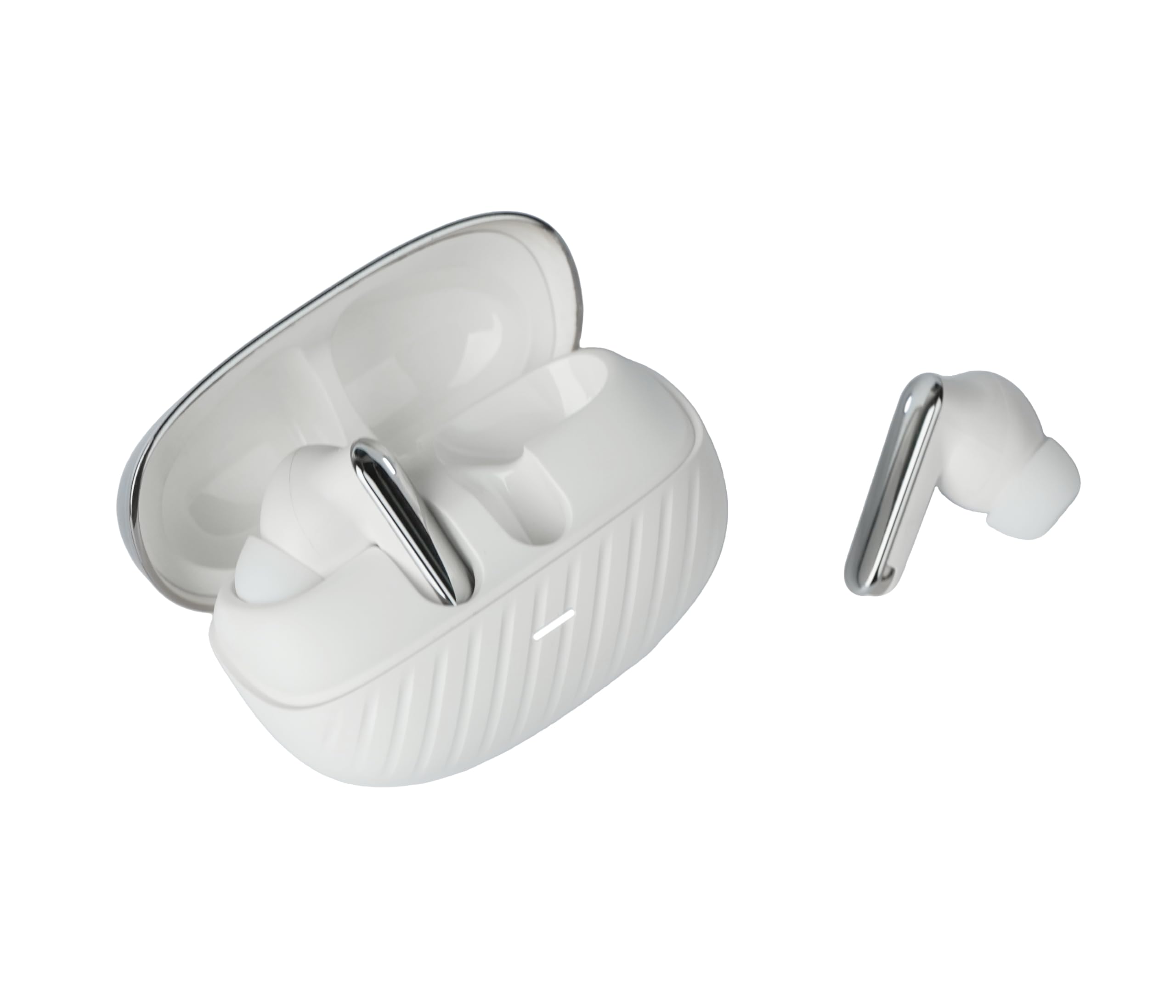 HP H250 Wireless Earbuds; Upto 80 Hours Playtime; Fast Charge; Water Resistant; Compatible with Tablets, Smartphones, PCs, and Other Devices with Bluetooth, 1 Year Warranty, Metallic (AB3D6AA) — Amazon image 3