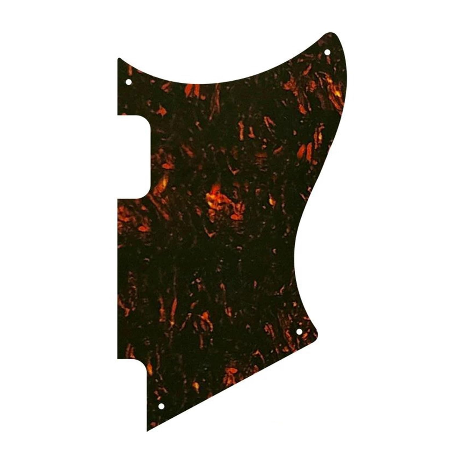 maskownica do gitary elektrycznej Części do gitary 6-strunowej PickGuard Scratch Plate Części do gitary Pickguardy Garnitury(4Ply Brown tortoise)