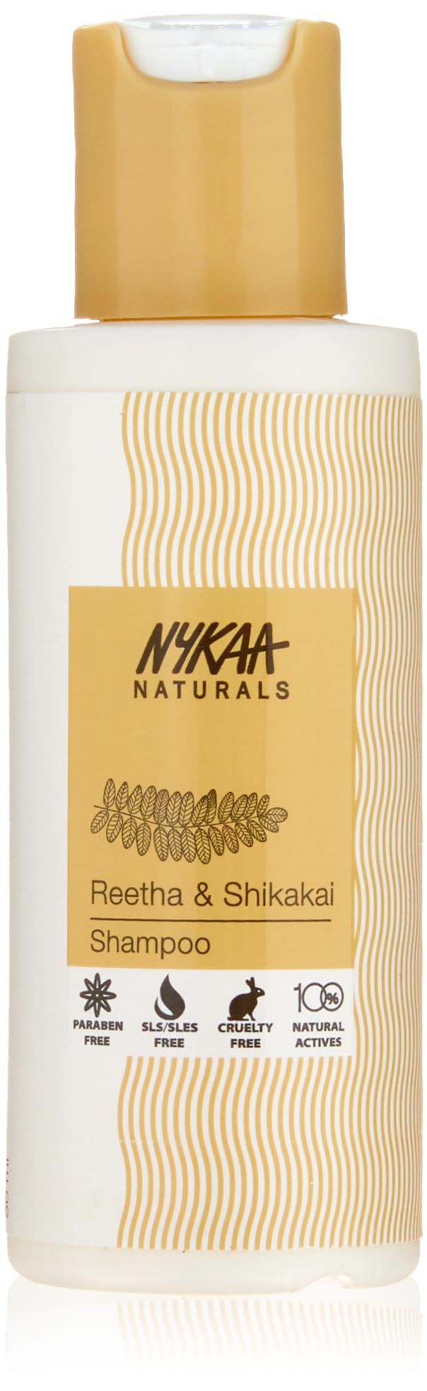 Nykaa Naturals Shampoo, Reetha and Shikakai, 1.69 oz - Hair Growth Shampoo - Revives Dull Hair and Strengthens Roots - Safe for Colored Hair