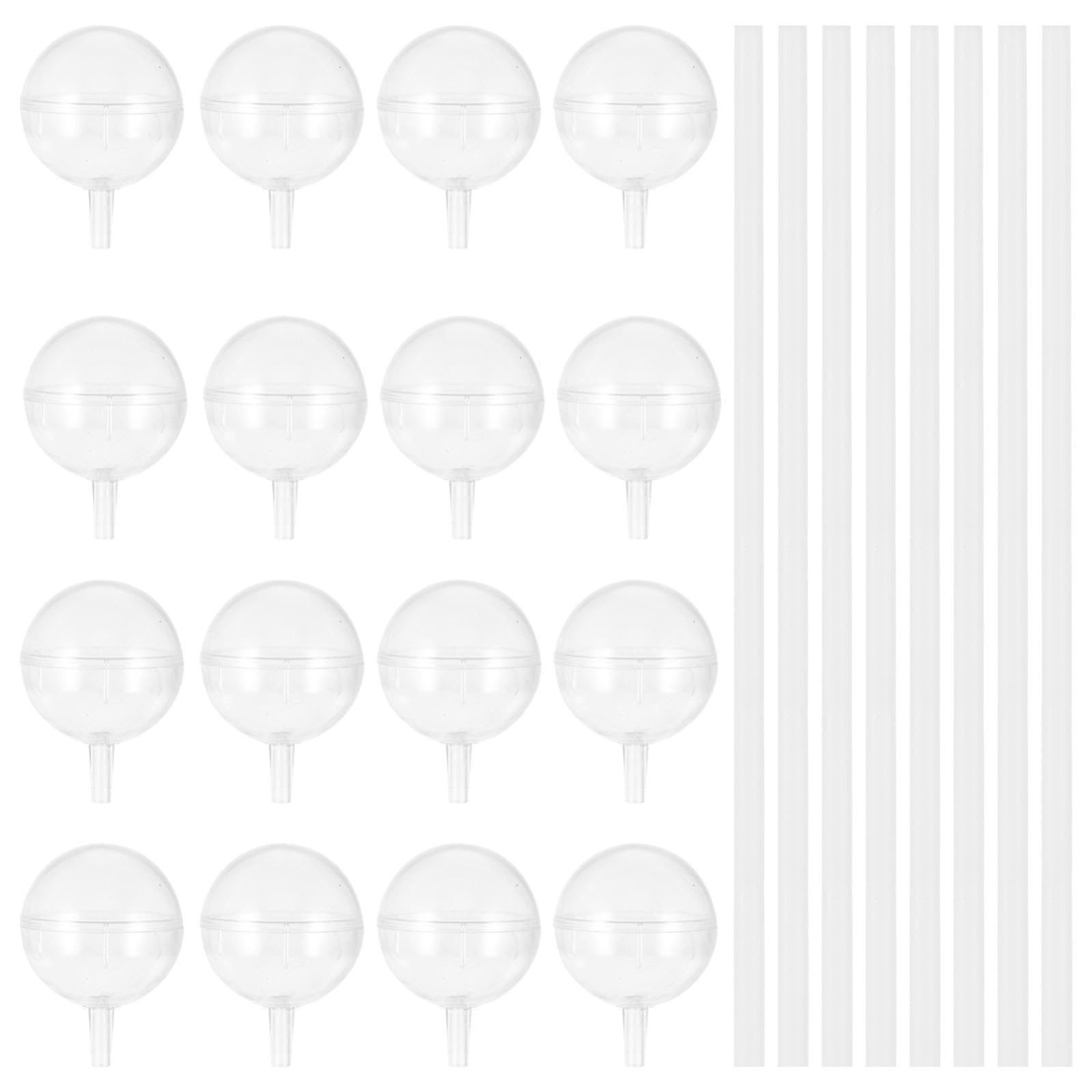 LIFKOME 100 Pezzi Supporti Plastica per Bouquet di Cioccolato Base Fissa Resistente per Decorazioni Caramelle e Dolci Accessori Matrimonio Segnaposto Moderno
