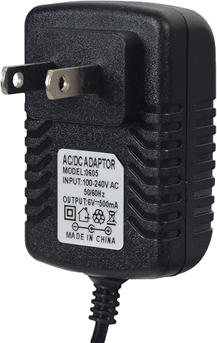 Miniatura 4 de Cargador de batería coaxial de 6 voltios y 0,5 amperios para niños Trax Ride-On Toys