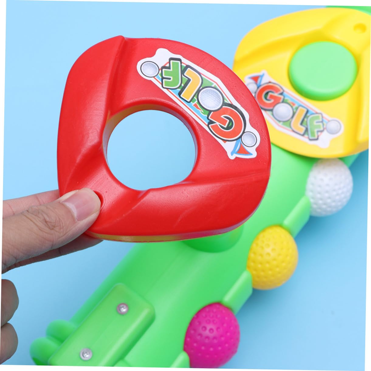 Gatuida 2 set Giochi Sportivi Adulti per Divertimento Indoor Outdoor Kit Giocattoli Educativi Golf Verde Attività Genitore-figlio per Sviluppo Fisico e Mentale