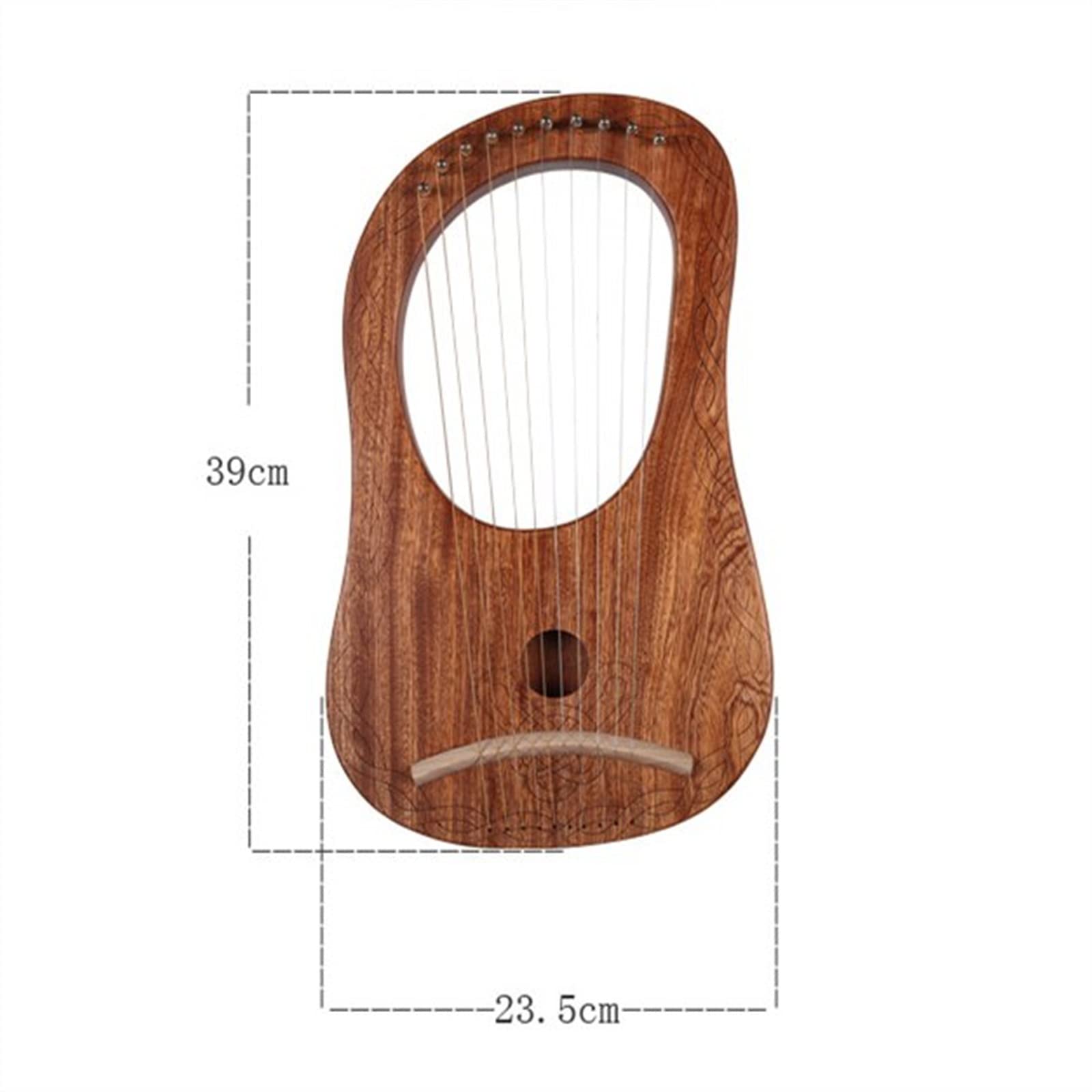 Lyre Harp Lira A 10 Corde con Arpa A Lira Strumento Musicale Lira Portatile per Principianti