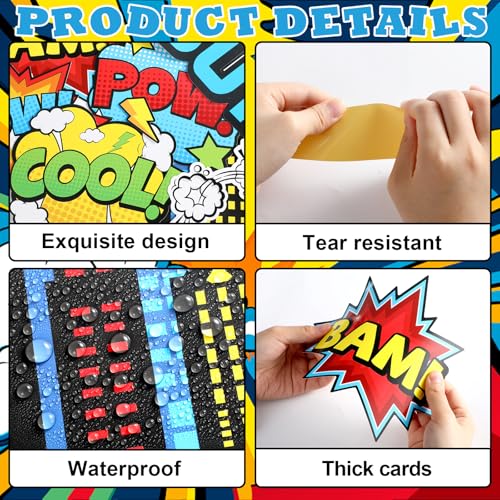 Image of Super Theme Bulletin Board Decoration Set Hero Theme Classroom Decor Be The Reason Someone Smile Today Bulletin Board Motivational Cutout for First Day of School Office Home Chalkboard Door Wall Decor