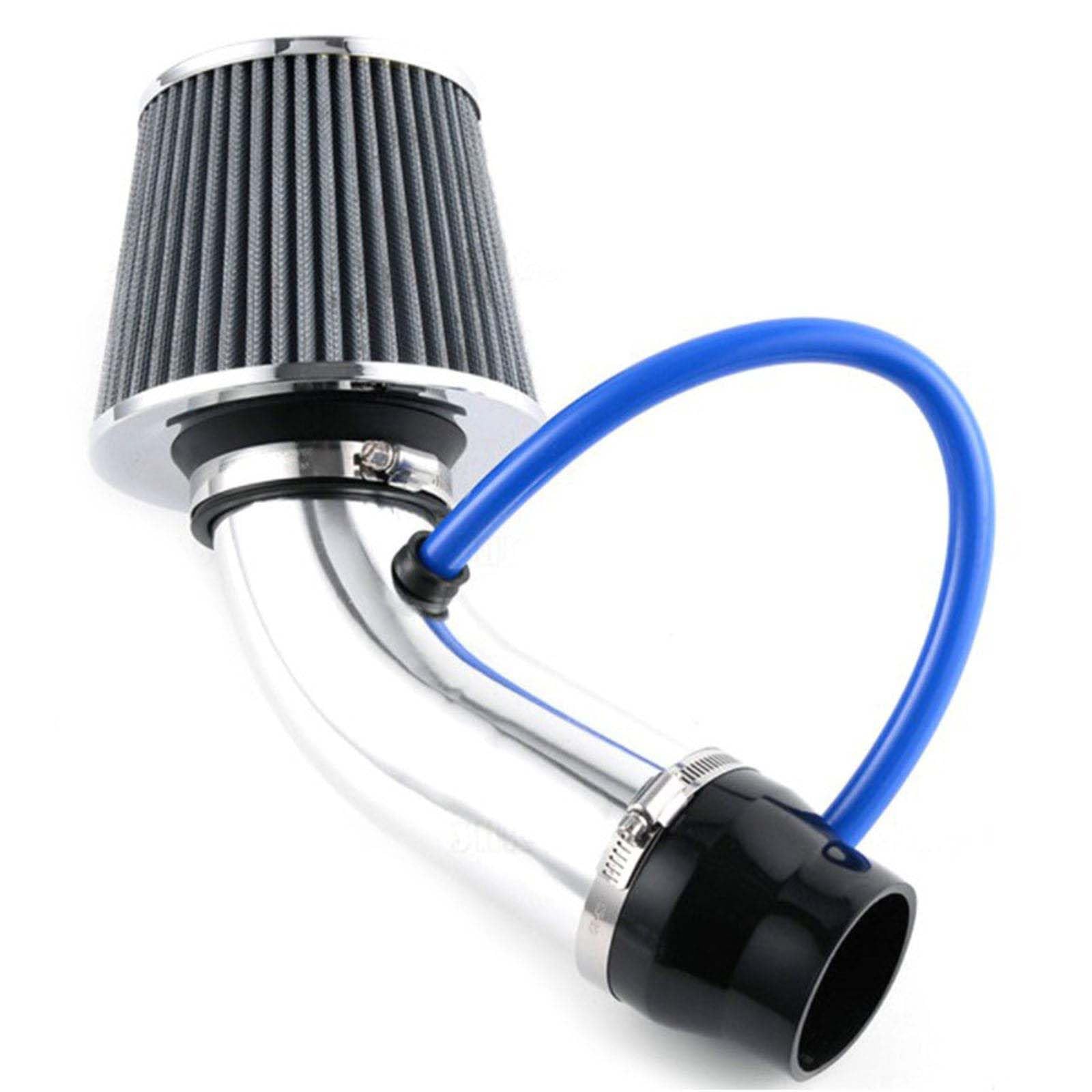 QGJMCAMYP For Toyota Corolla Touring Sports Cold Air Intake System Performance Induction Kit 76mm 3 Inch High Flow Air Filter with Aluminium Intake Pipe and Hose,A