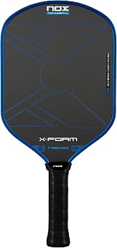 NOX Pickleball Paddle X-Foam Nexo 14mm 2026 | Hybrid Shape Pickle Ball Paddle | USAP Approved Advanced Pickleball Racket | T700 Raw Carbon Face For Elite Spin & Comfort | Gen 4 X-FOAM, Speed & Finesse