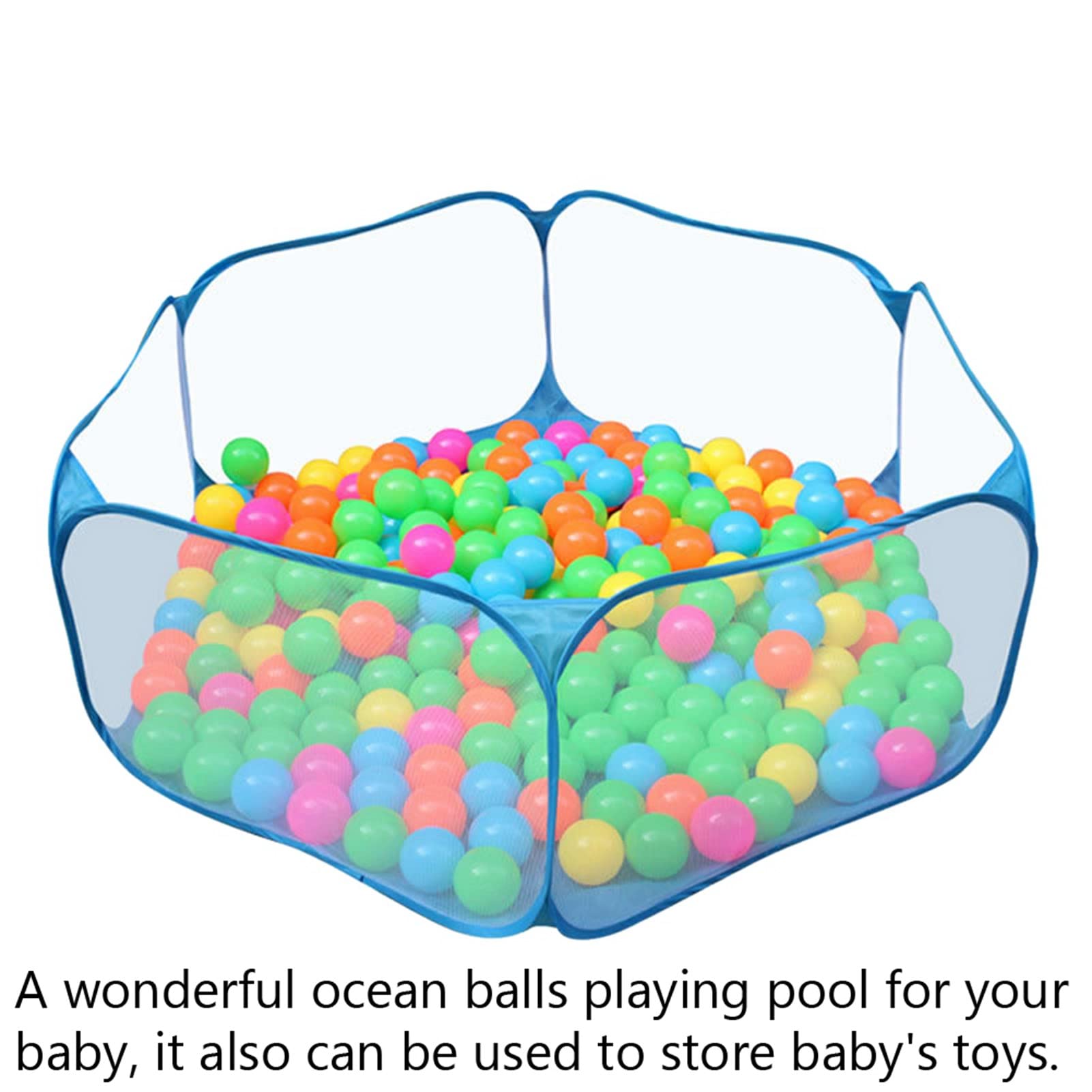 Pieghevole Portatile da Gioco per Bambini Pool Tent per Ocean Balls Bambini Ball Pit Pool Gioco Tenda Giocattolo per Bambini per Giocare All'aperto