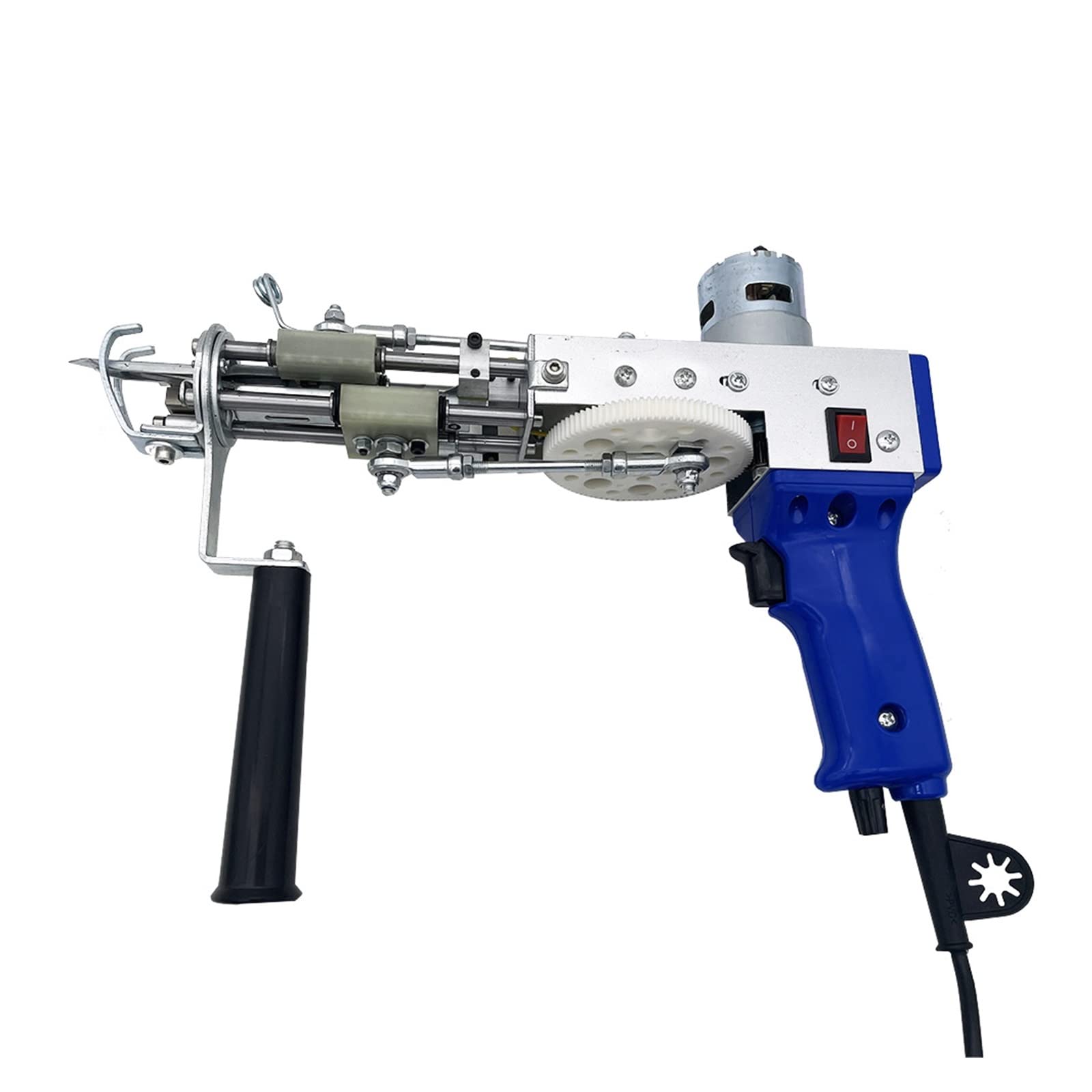 2 in 1 Tufting Gun Electric Carpet Hand-held Adjustable Weaving Flocking Machines Machine Loom Tools