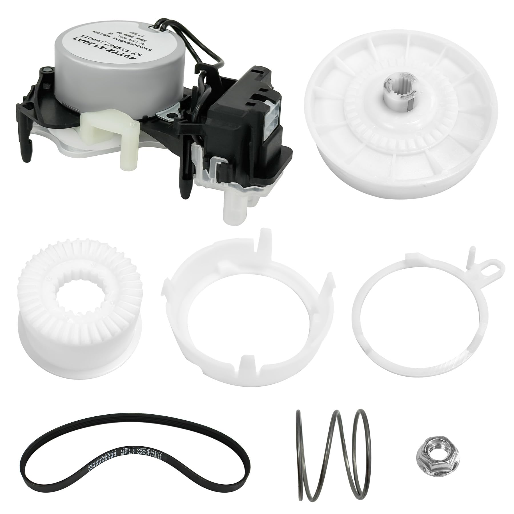 Upgraded W10913953 Washer Shift Actuator W10721967 Washer Pulley Clutch Kit