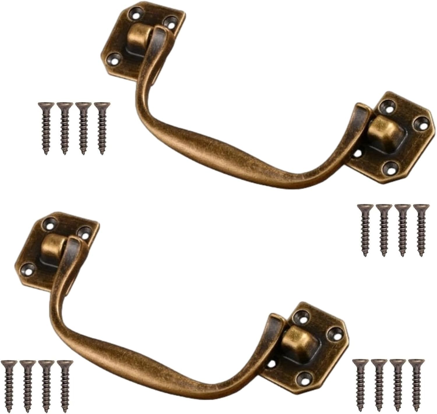 Tnbccxn 15Cm Bronze Cabinet Handles, Cabinet Handles,2Pack Chinese Style Antique Handle(15Cm Bronze)