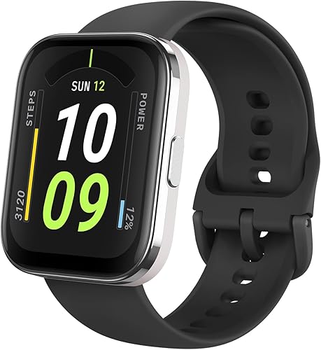 Amazfit Bip - Reloj inteligente de 5 núcleos para hombres y mujeres de 1.81 pulgadas, batería de 11 días, rastreador de actividad física con más de