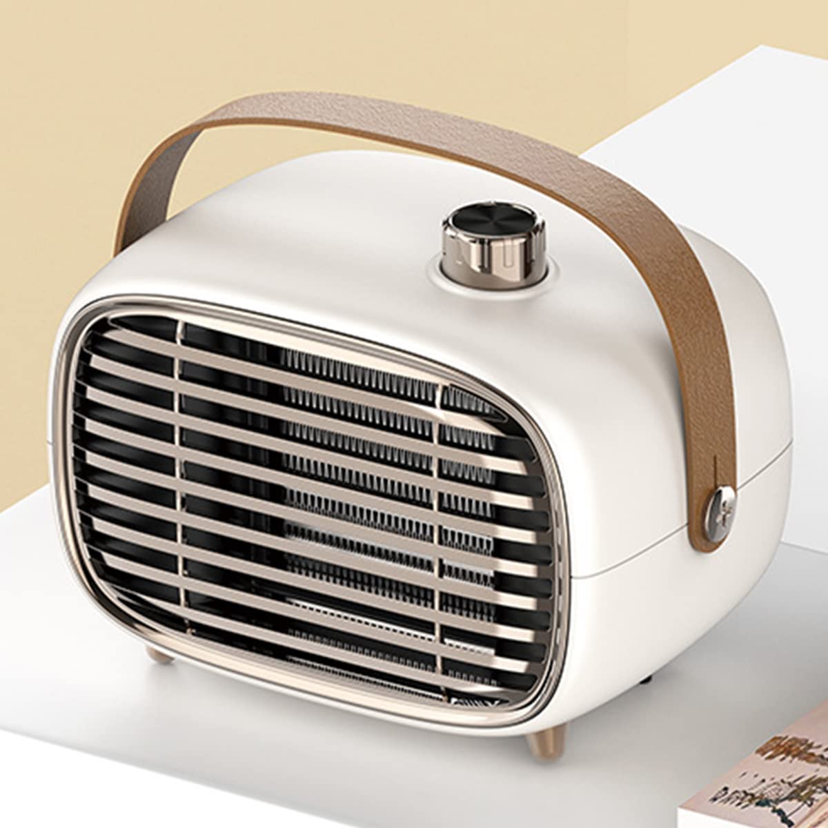 LXQLLJJD Portable Electric Space Heater with Overheating and Flip-over Protection, 3s Fast Heating Adjustable Heater, 3-speed Adjustable Household Electric Heater