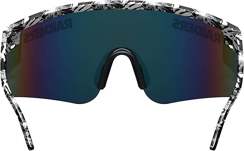 Vista 55 de FOCO Gafas de sol de montura grande con logotipo del