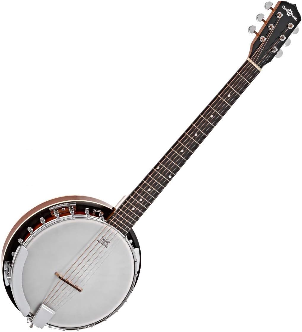 6 String Guitar Banjo by Gear4music