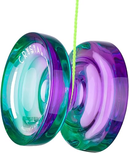 Miniatura 9 de MAGICYOYO Yoyo K2 Crystal Responsive para niños principiantes con rodamiento Yo Yo Yo extra insensible, truco profesional de plástico para adultos +