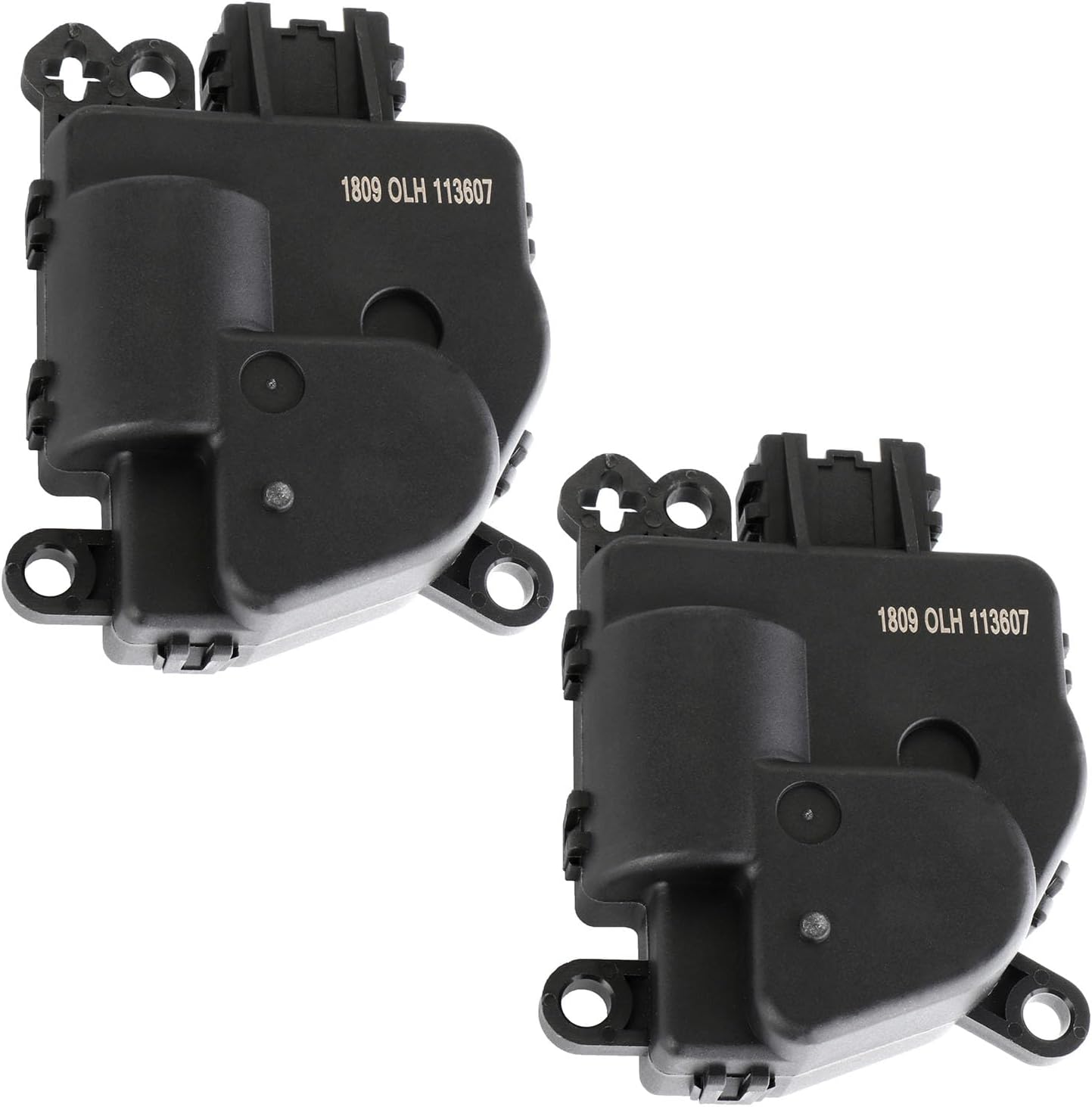 SCITOO 2Pack HVAC Blend Door Actuator Compatible with 11-12 Chrysler 200, 07-11 Chrysler 300, 10-13 Jeep Compas/Patriot, 07-11 Dodge Charger, 08-10 Challenger, 07-08 Magnum, OE# 604-021, 68000494AA