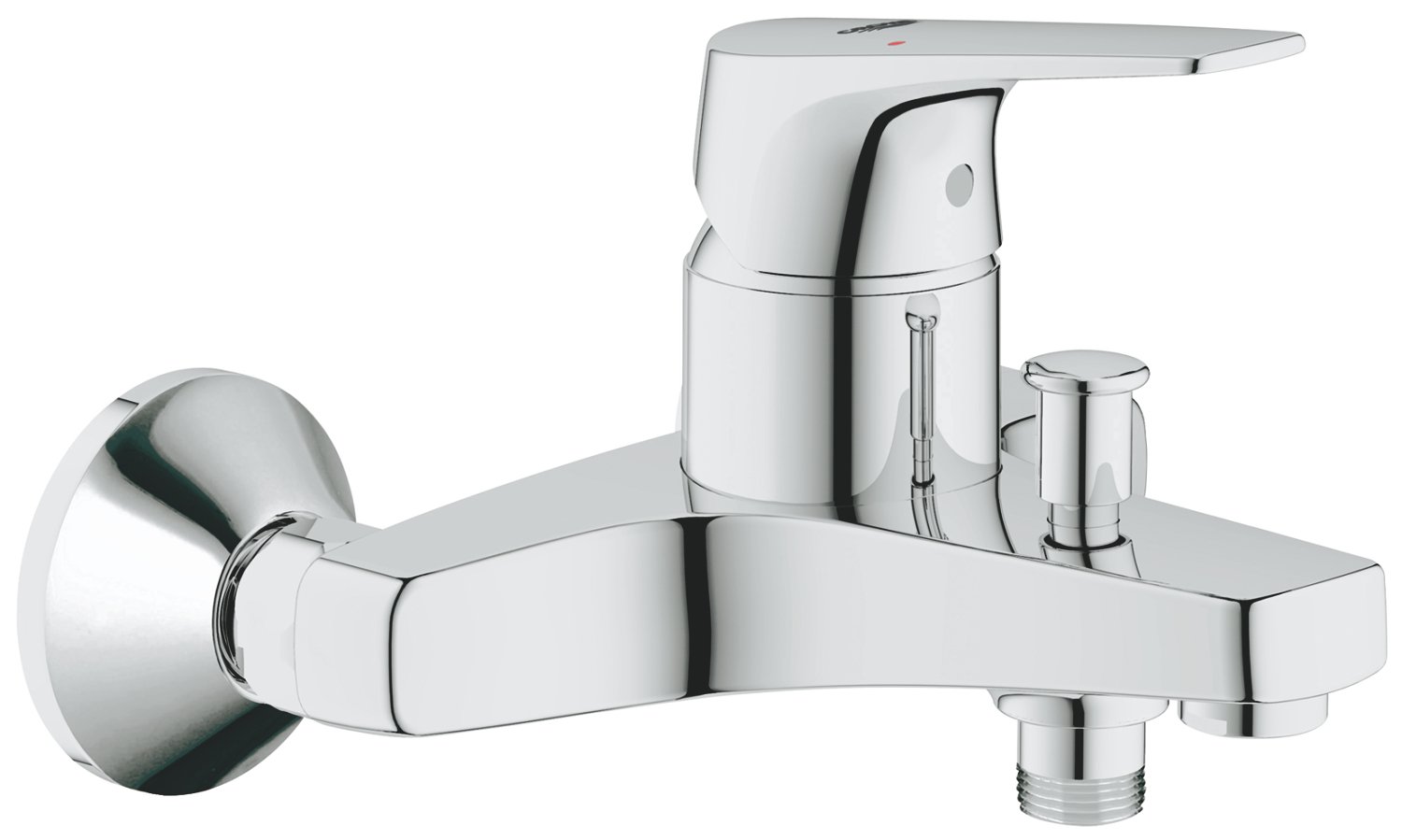 Grohe Bauflow Bath Shower Mixer Tap - Chrome