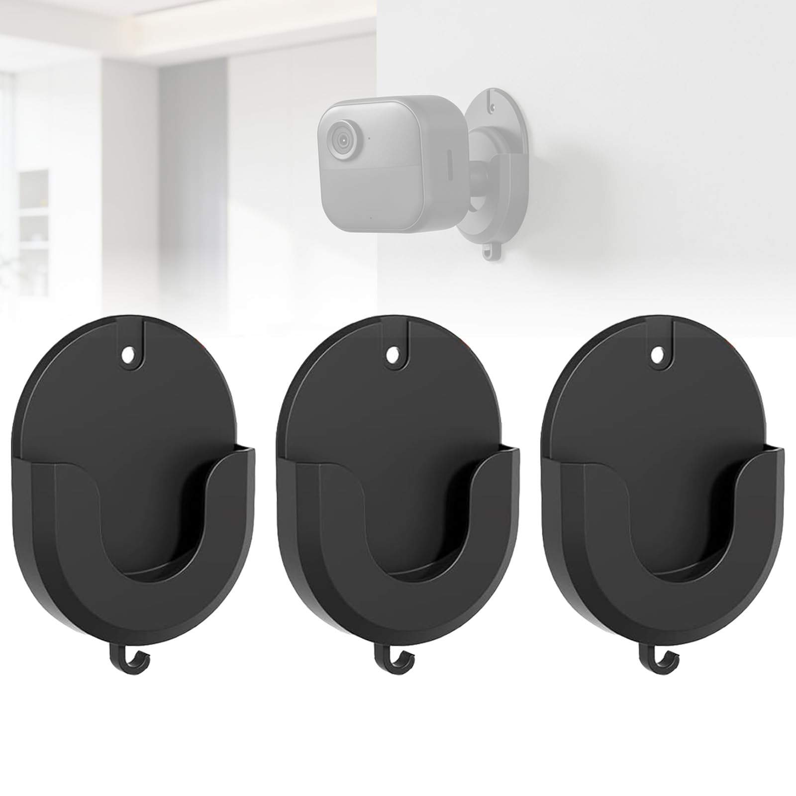 GIONAR 3 Pack Camera Mount for Ring and Blink, Camera Mount no Drill