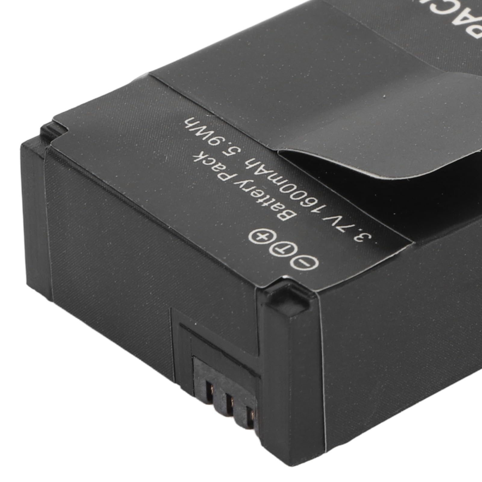 Batterie de Remplacement pour Caméra d'action pour 3/3+, 1600 MAh 3,7 V 5,9 Wh, Batterie Lithium-ION Rechargeable Compacte et Portable, Accessoires pour Caméra de Sport