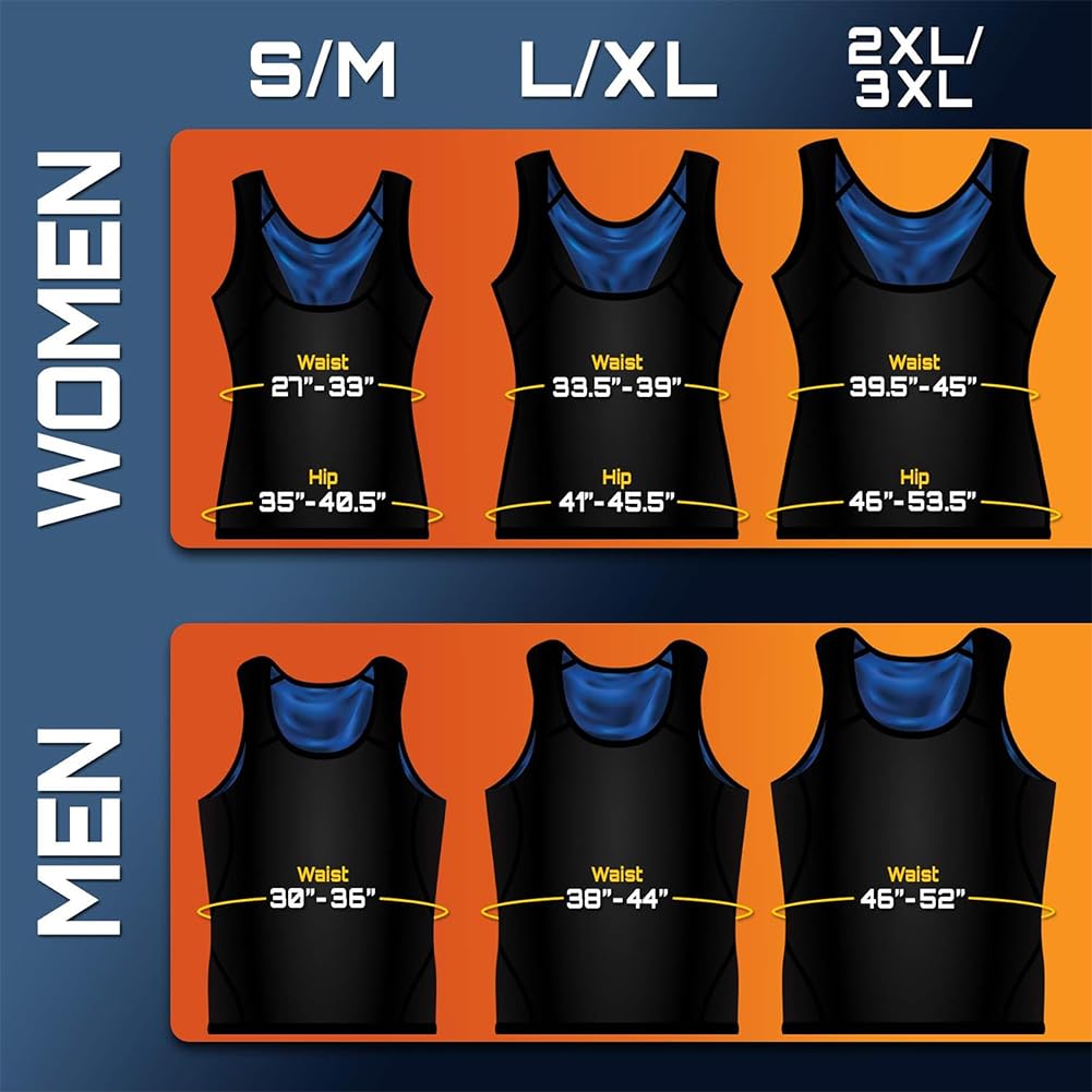 Męska kamizelka do sauna, strój do fitnessu i odchudzania potu, pas wyszczuplający, tank top, koszulka fitness, kamizelka pocąca się