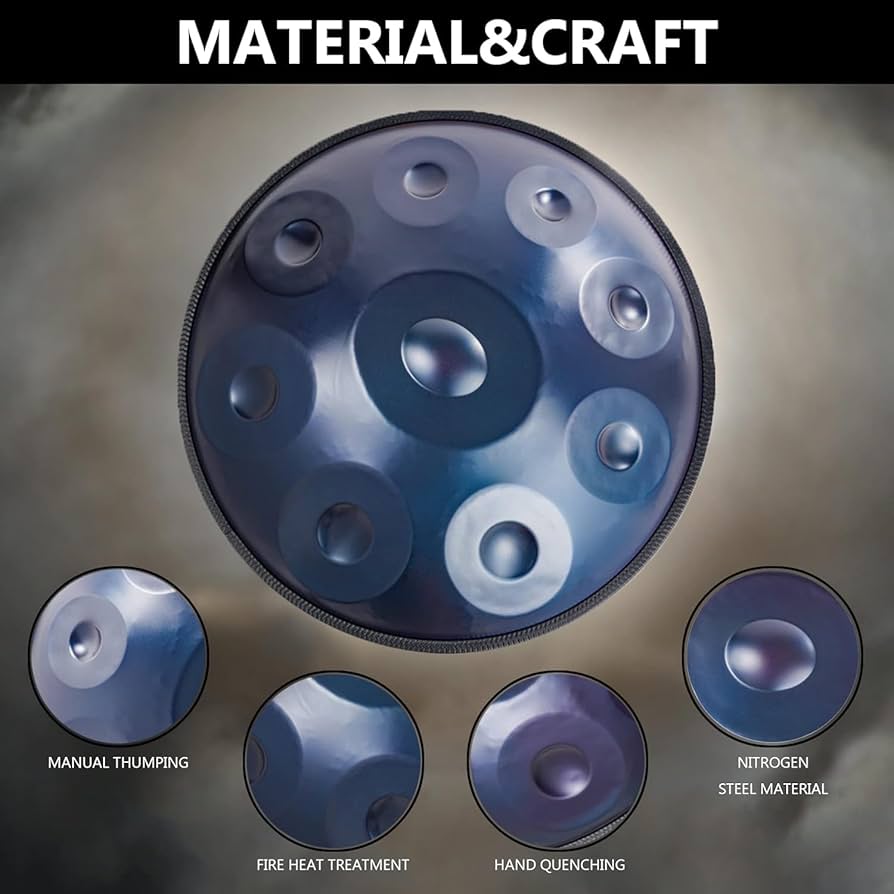 Amazon | ハンドパン 440hz/432hz ハンドパン D マイナー ハンドパン