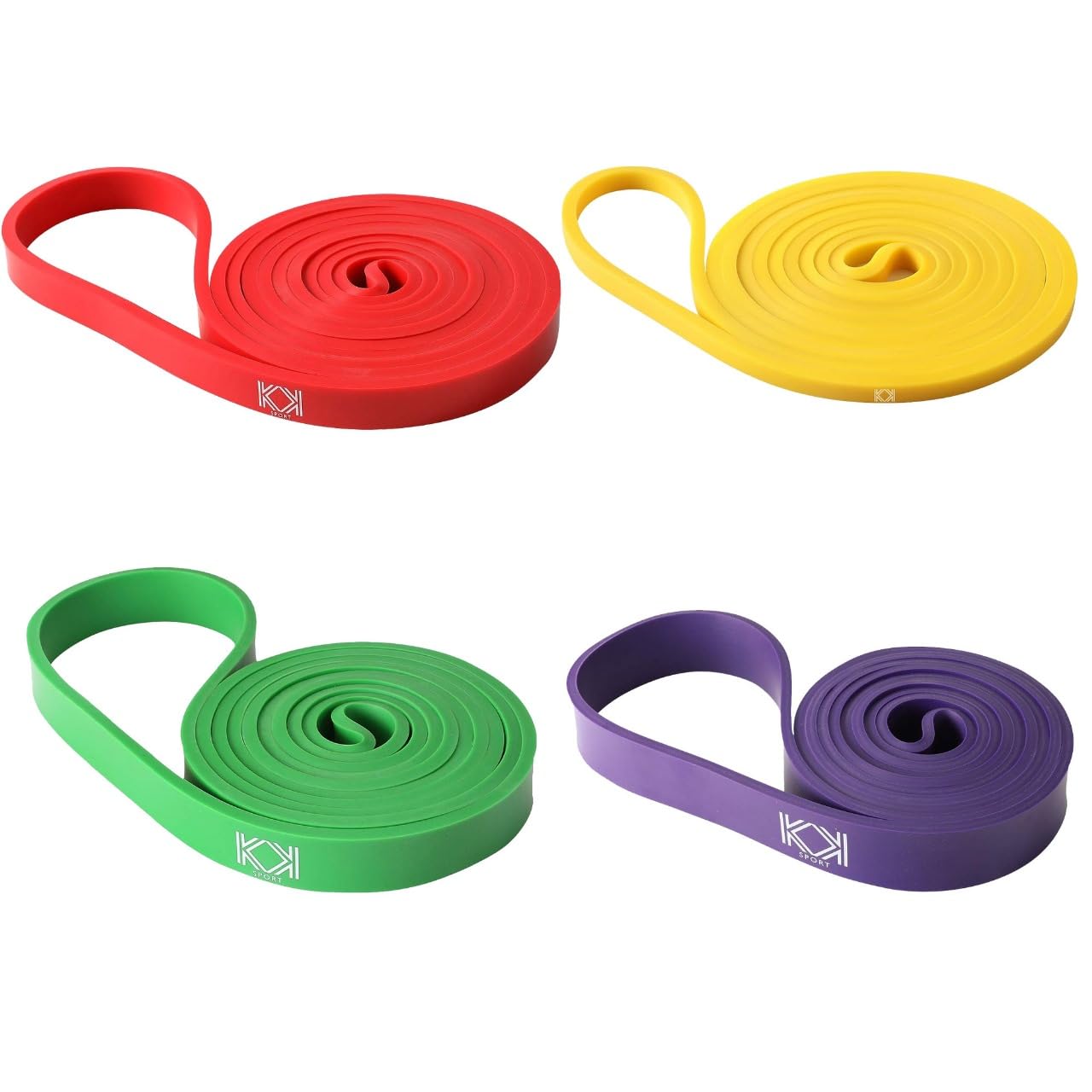 KK Resistance Bands, Pull Up Resistance Bands For Men & Women, Fitness Exercise Bands, Pull Up & Stretch Resistance Workout Bands In A Variety Of Strengths