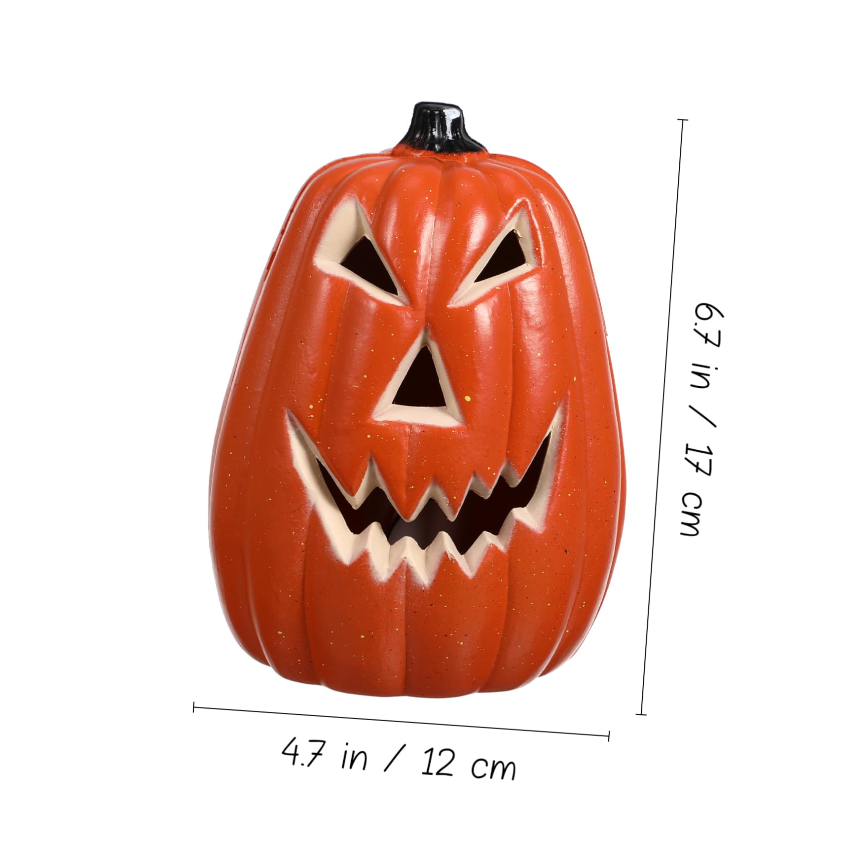 Cabilock Led Pumpkin Skull Lantern Safe Home Decor Great Halloween Present for Boys and Girls Adults