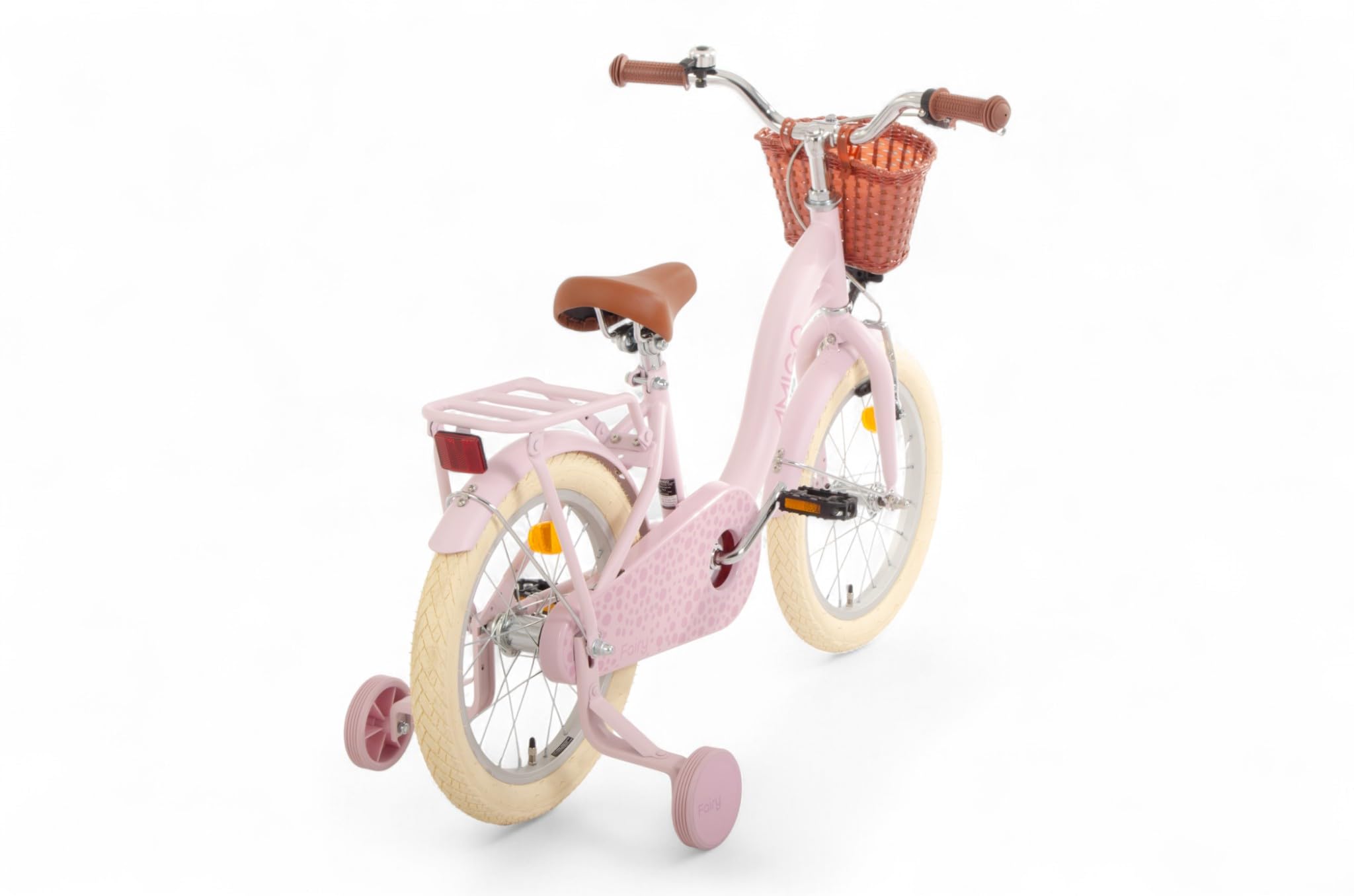 AMIGO Fairy Vélo pour enfants - Vélo pour filles 16 pouces - Avec frein à AMIGO Fairy Vélo pour enfants - Vélo pour filles 16 pouces - Avec frein à
