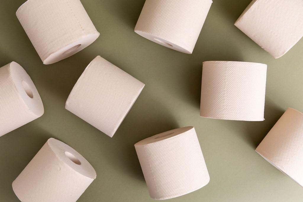 Natural Brown Bamboo Toilet Paper – 3-Ply, 36 Rolls (4 Packs of 9) – 360 Sheets/Roll (4 Packs, 36 Total Rolls), Soft & Strong, Tree-Free, Plastic-Free, Septic Safe, Non-Toxic, FSC Certified
