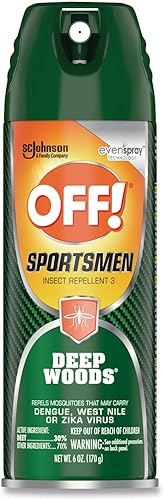OFF! 317189 Deportistas Repelente de insectos, 6 oz Aerosol