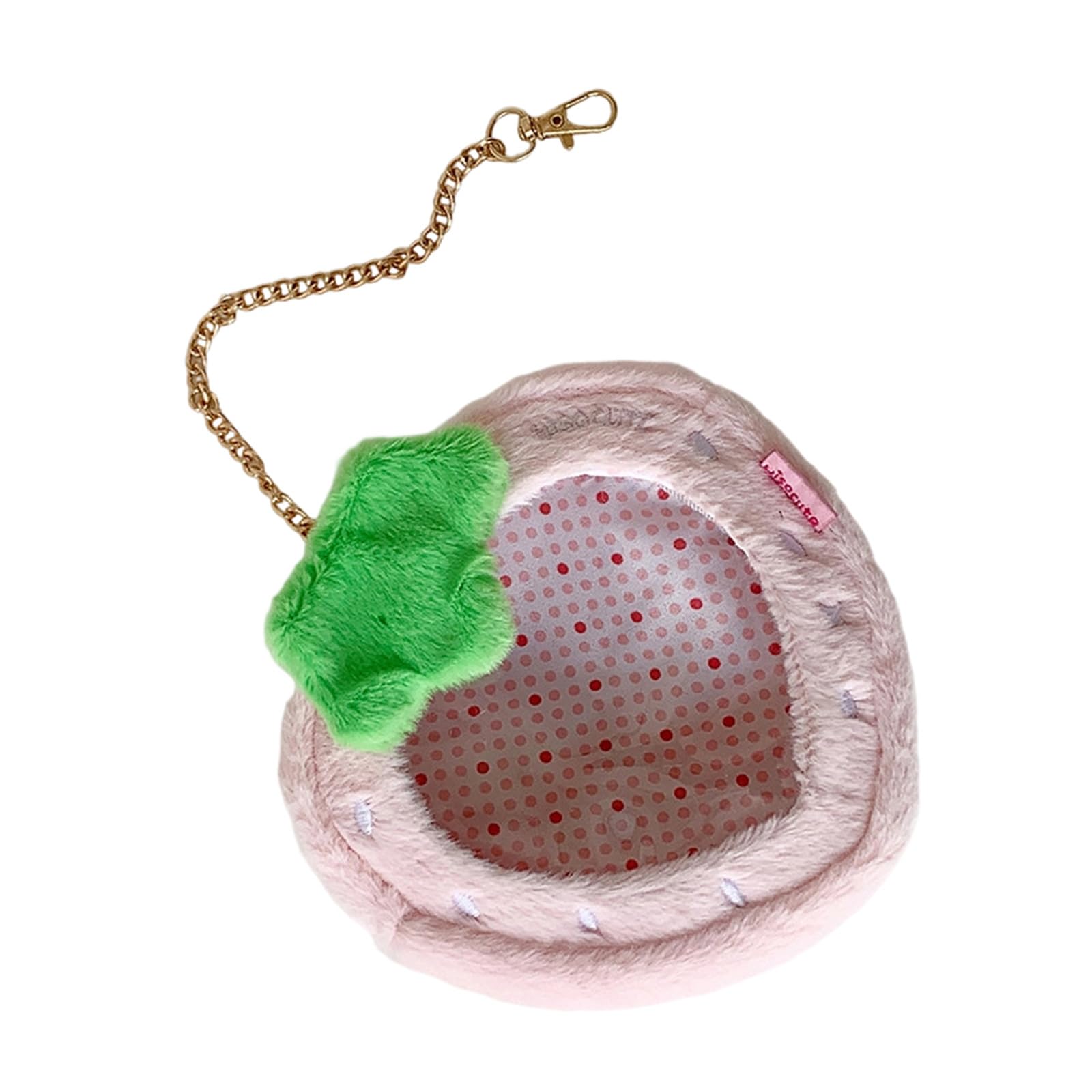 Clear Figure Display Bag with Keychain Portable Small Doll Storage Pouches Bag Keychain Carrying Case Women Clear Figure Display with