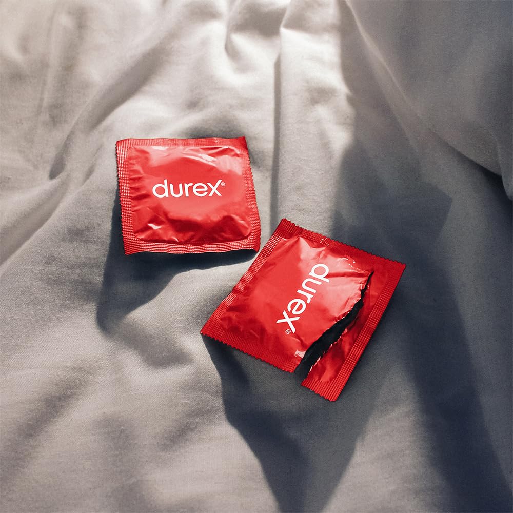 Durex SuperSottile, Preservativi Ultra Sottili, Vestibilità Regular, Formato Convenienza da 100 Profilattici